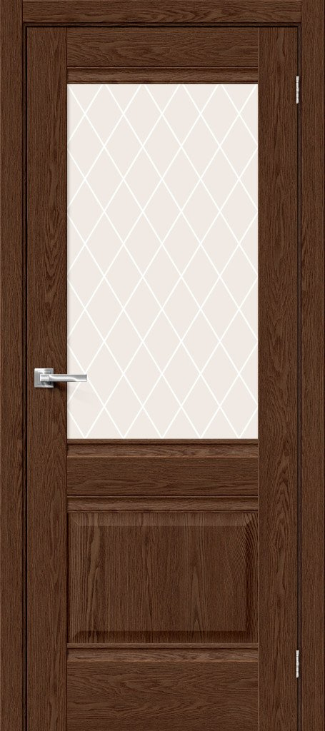 Браво Межкомнатная дверь Prima 3 White crystal ДО, арт. 6955 - фото №2