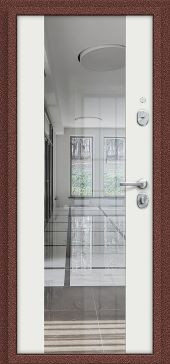 Браво Входная дверь Тайга-7 зеркало, арт. 0007011
